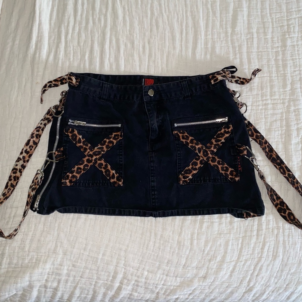 TRIPP NYC ANIMAL PRINT SKIRT